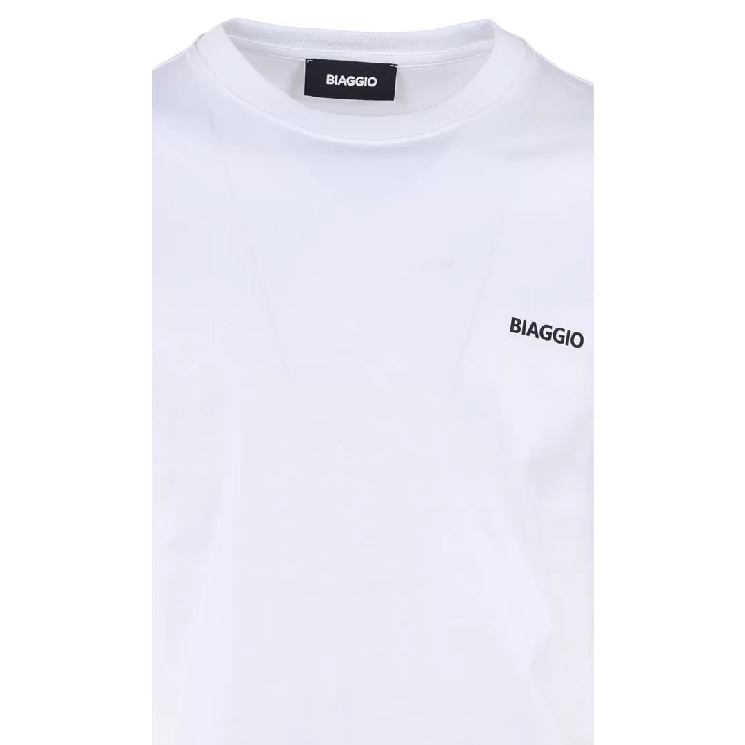 T-shirt oversize blanc en coton biologique de qualité supérieure