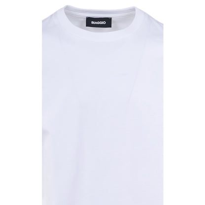 T-shirt blanc en coton biologique premium